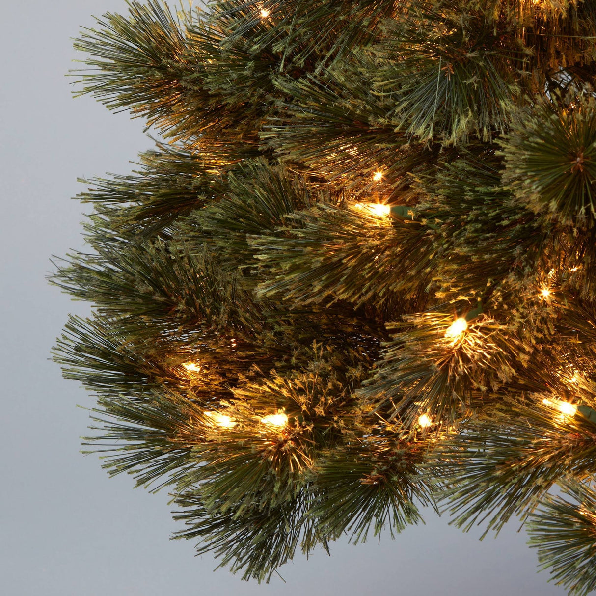 4.5' Pre-Lit Virginia Pine Artificial Christmas Tree Clear Lights - Wondershop