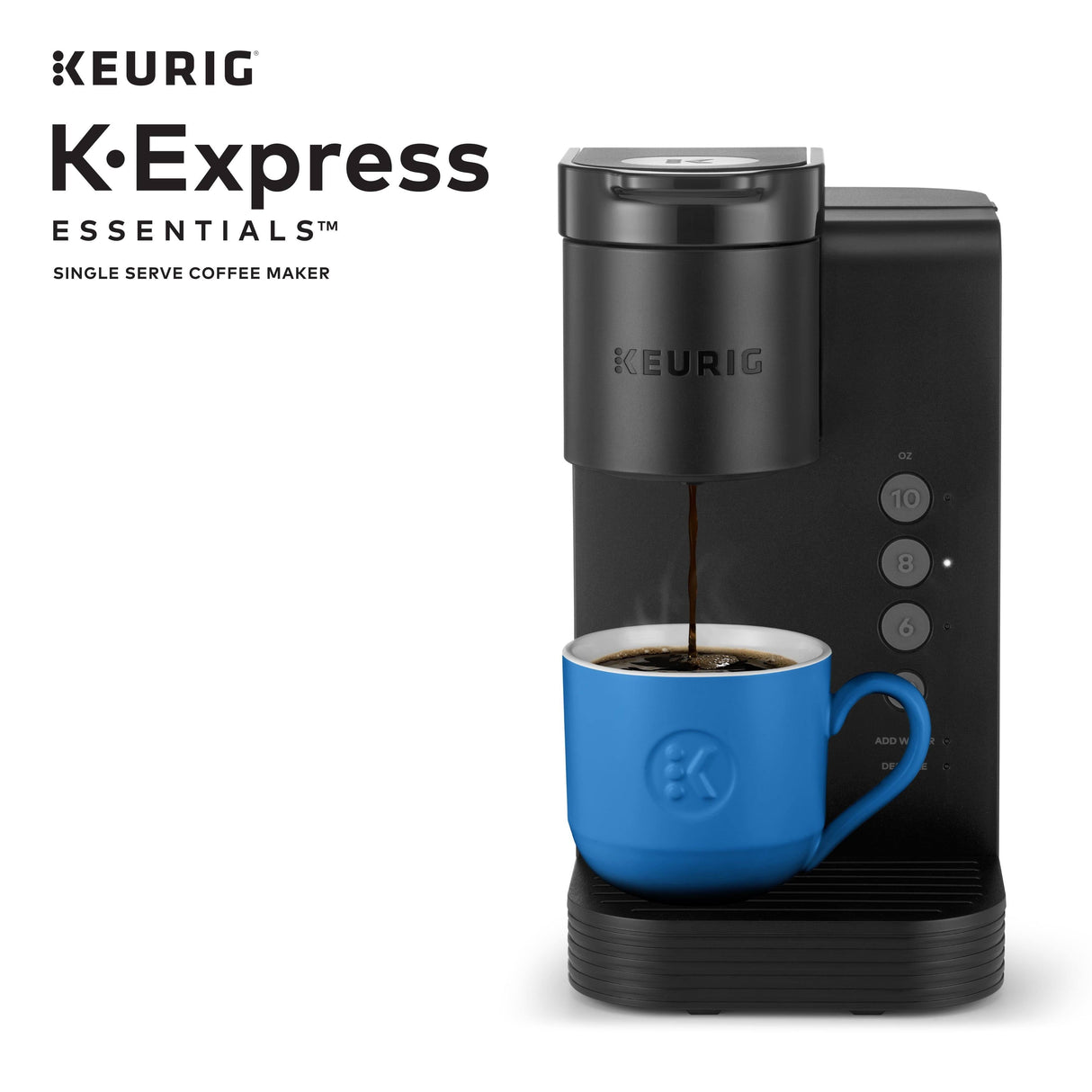Keurig K-Express Essentials Black Single Serve K-Cup Pod Coffee Maker