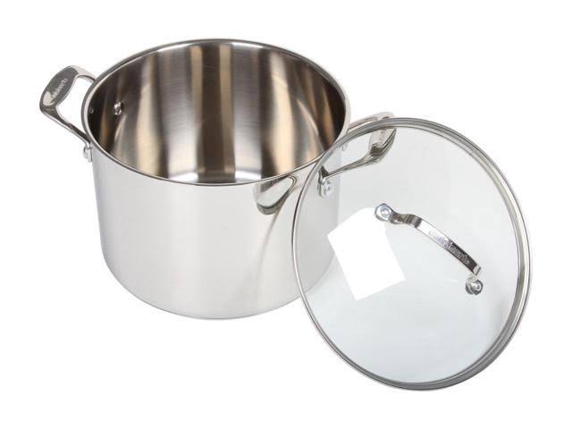 Cuisinart Chef's 11 Piece Classic Stainless Steel Cookware Set, Silver