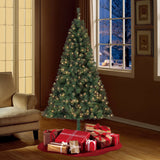 Holiday Time Pre-Lit 6.5' Madison Pine Green Artificial Christmas Tree, Clear-Lights