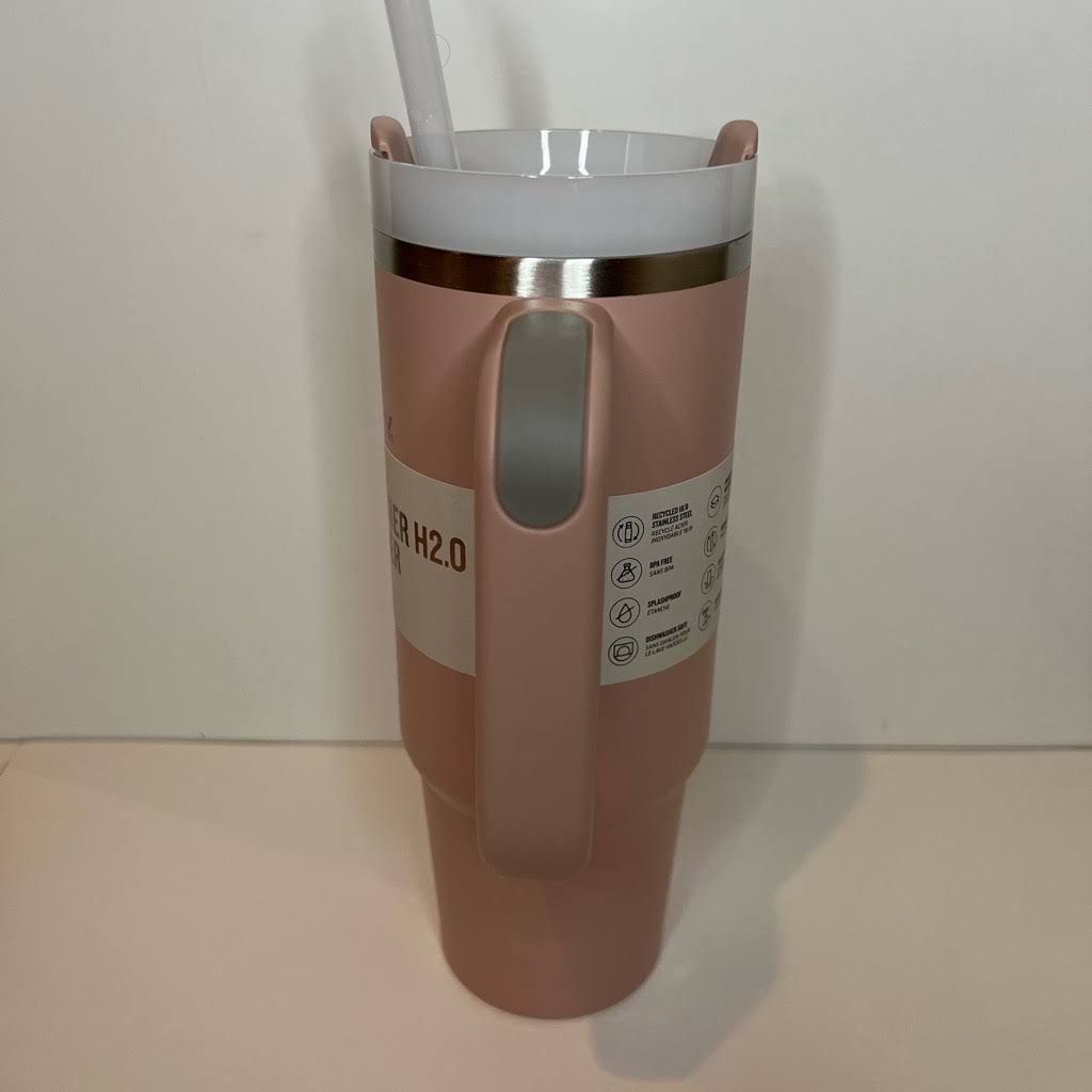 Stanley 30 oz. Quencher H2.0 FlowState Tumbler, Pink Dusk