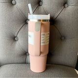 Stanley 30 oz. Quencher H2.0 FlowState Tumbler, Pink Dusk